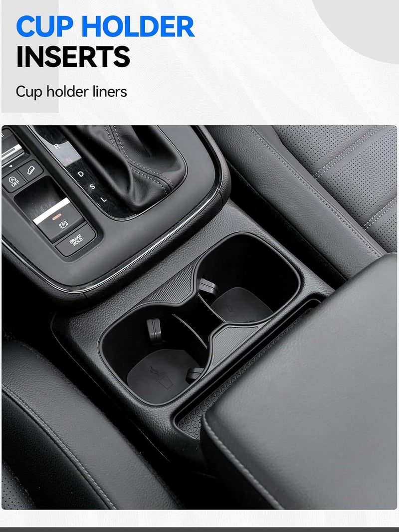 ELECFRESH 5PCS Center Console Organizer Tray for 2026 2025 2024 2023 Honda CRV Accessories, Armrest Storage Box and Drawer, Armrest Hidden Storage Box, Dashboard Organizer Tray and Cup Holder for Honda CRV - Image 2